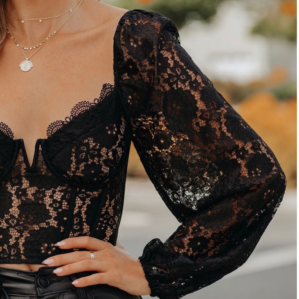 *NEW* VICI Lace Corset Blouse